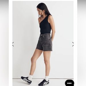 MADEWELL relaxed mid-length denim shorts